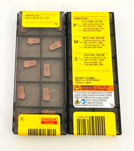 Sandvik max cut inserto - q-cut,,