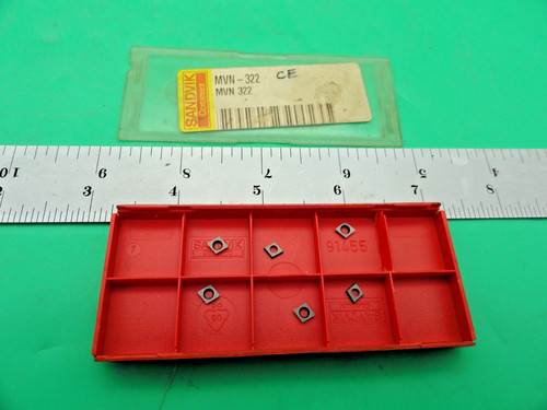 Sandvik mvn 322 nuovo - nuovo, inserto