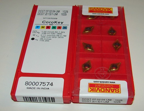 Inserti sandvik dcgt - 10,
