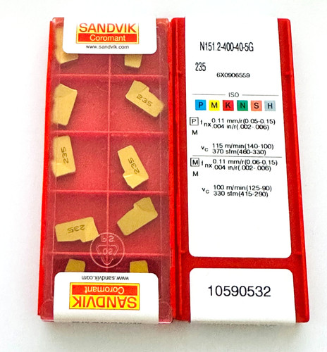 Sandvik max cut inserto - t-max®, q-cut,inserto