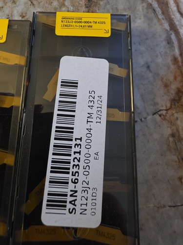 Inserto sandvik n123j2 - inserto,