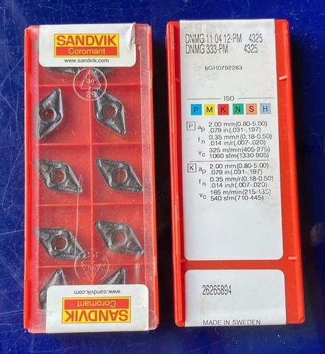 Inserti sandvik nuovi e - 10,